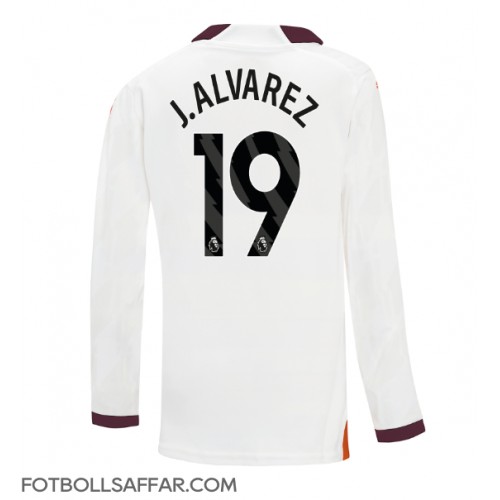 Manchester City Julian Alvarez #19 Bortatröja 2023-24 Långärmad